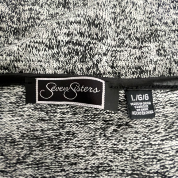 SEVEN SISTERS Knitted gray dress - Picture 3 of 6